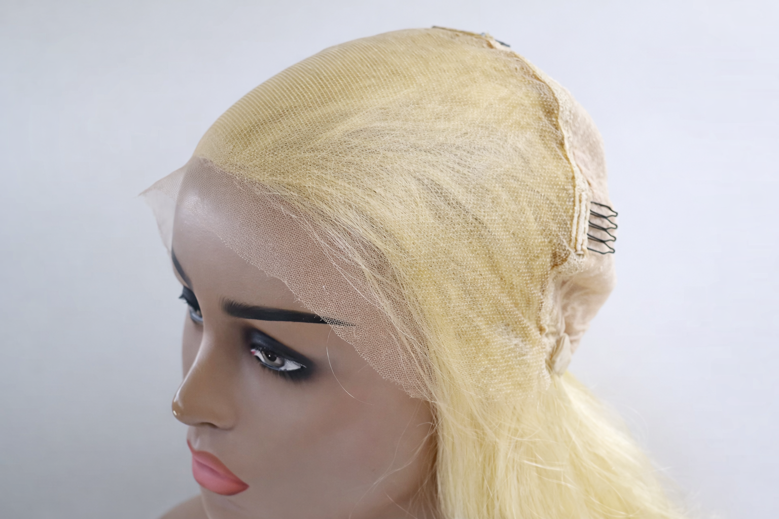 13x4 HD Lace Front Wig – 100% Virgin Indian Hair – Glue less, Pre-Bleached Knots