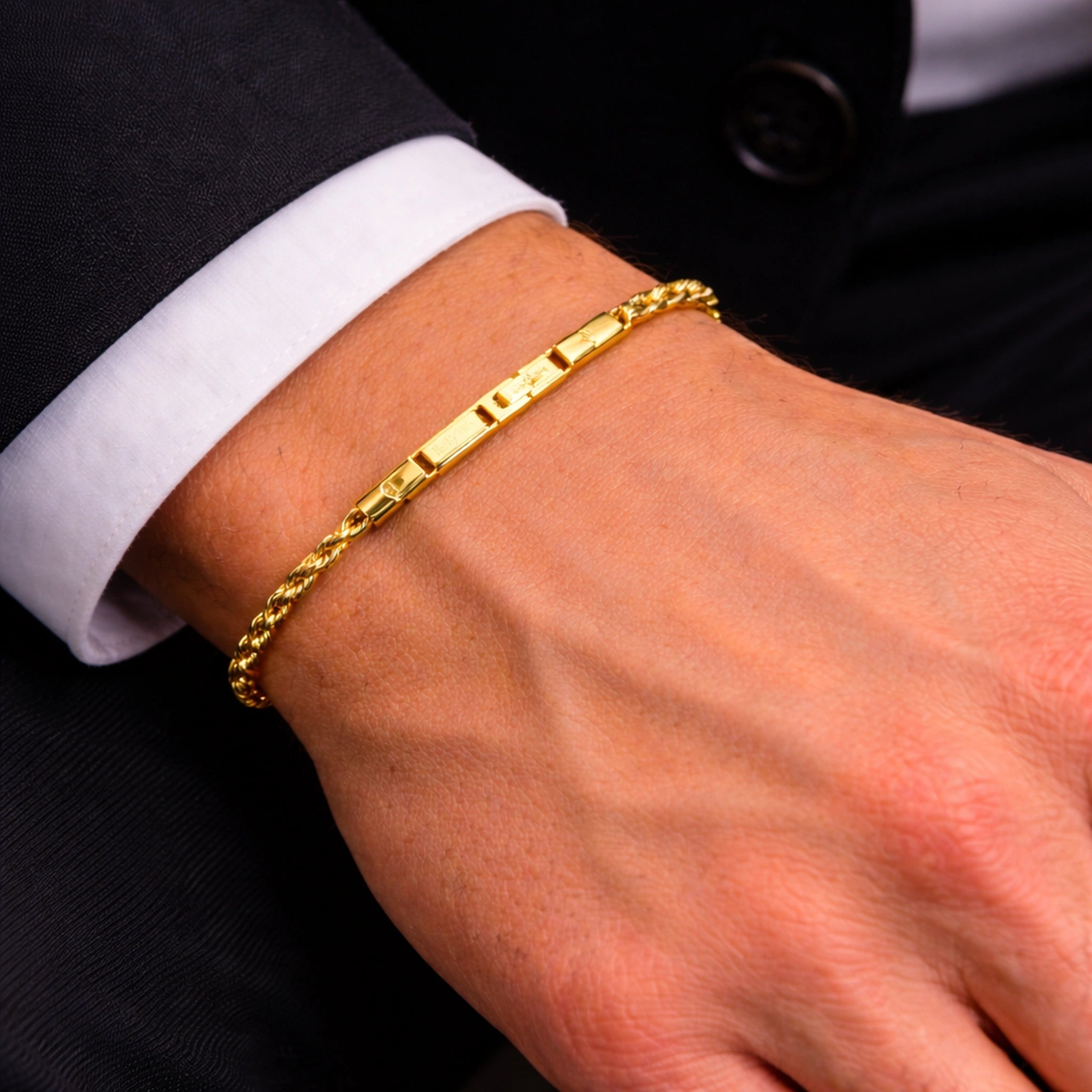 Italy 18K Gold-filled Miami Cuban Link Bracelet – Heavy & Premium Finish